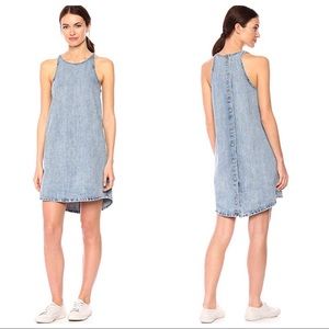 Lucky Brand Jeans Womens Button Back Denim Dress S